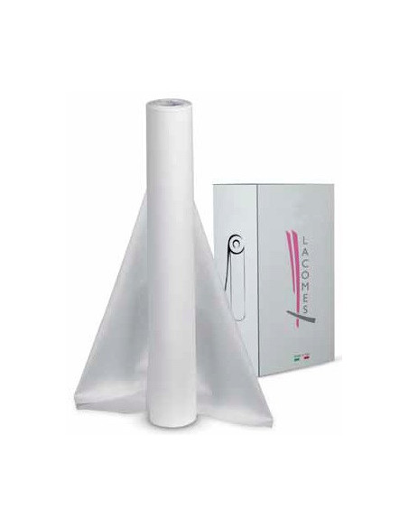Bed sheet in roll, paper + polyethylene, 60cmx100m