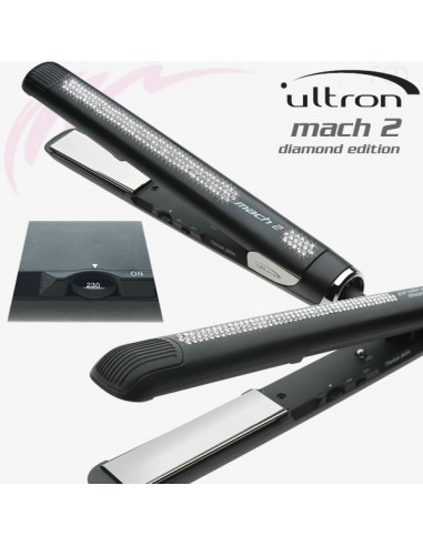 ultron mach 2 titanium straightener diamond edition