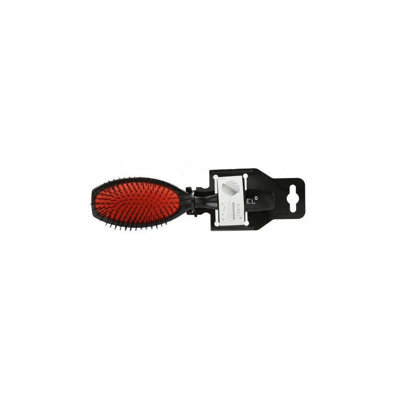Hair brush Colorful 301, round, red...