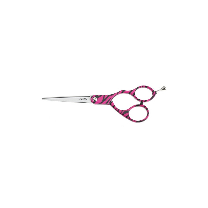 Hairdressing scissors CONCAVE PINK ZEBRA 5.5"