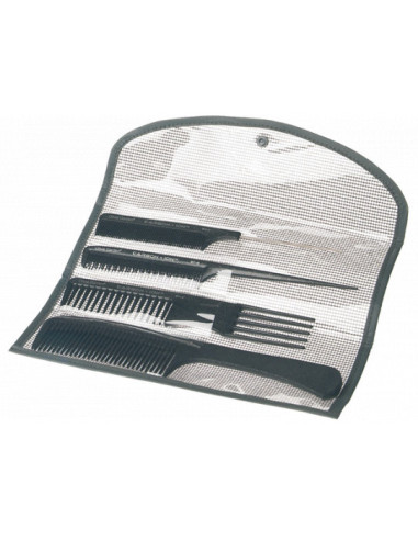 OLIVIA GARDEN Comb set, carbon/Ion, 4 combs