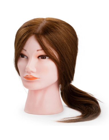 Manekena galva MINDY, 100% sintētiskie mati, 35-40cm