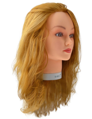 Mannequin head JESSICA, 100% synthetic hair, 25-50cm