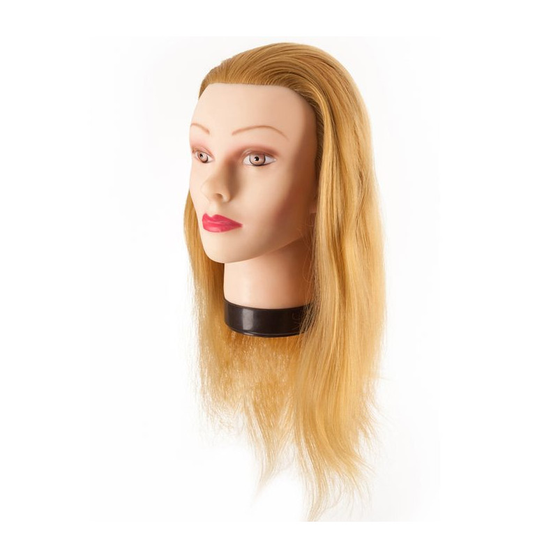 Mannequin head POLLY, 100% synthetic hair, 30-40cm