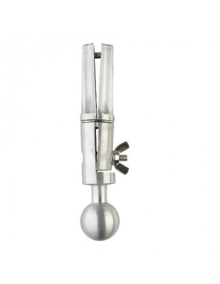 Mannequin head holder, height adjustable, metal