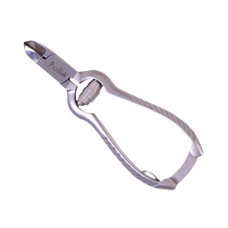 Pedicure nippers, stainless steel, matte, 14cm