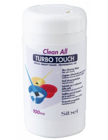 Салфетки для удаления пятен от краски для волос Turbo Touch, 100шт.