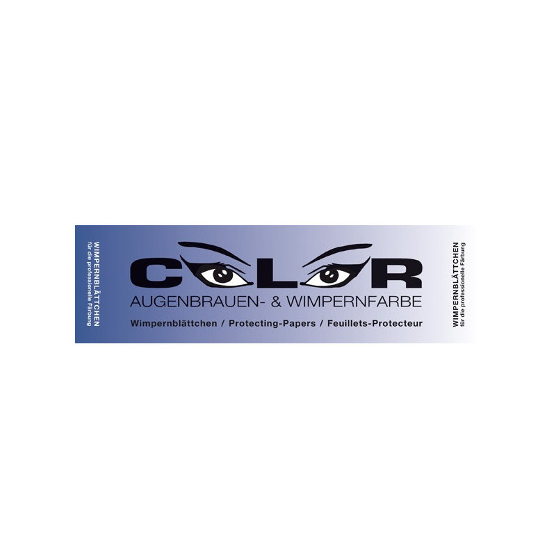 COLOR Eye protecting papers against staining of the skin, 96pcs.