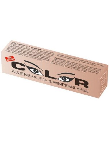 Eyebrow and eyelash dye for long-lasting dyeing COLOR, light brown, 15 ml