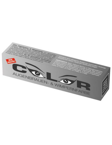 Eyebrow and eyelash dye for long-lasting dyeing COLOR, black, 15 ml