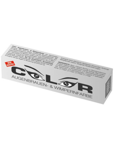 Eyebrow and eyelash dye for long-lasting dyeing COLOR, graphite, 15 ml