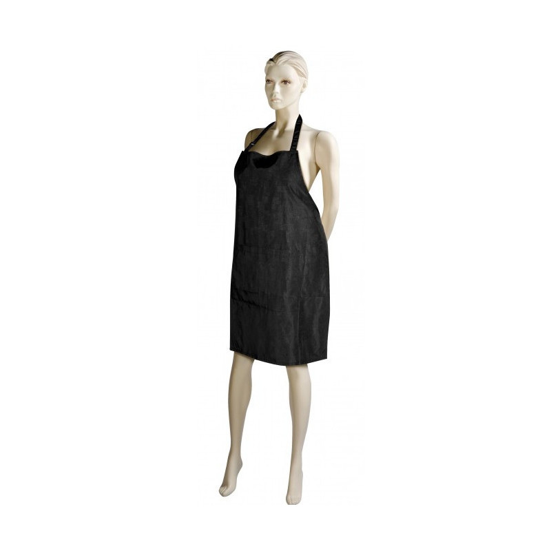 Apron Relief, polyester, black, 71x61cm