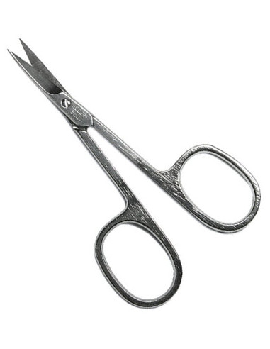 Nail scissors, curved, stainless steel