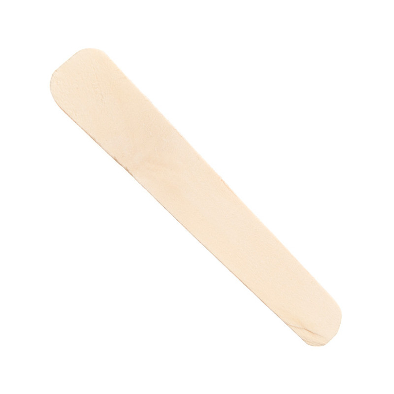 Spatula for waxing Mini, wooden, 10cm, 1pc.
