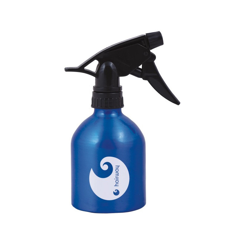 Spray bottle, aluminum, blue, 250ml.