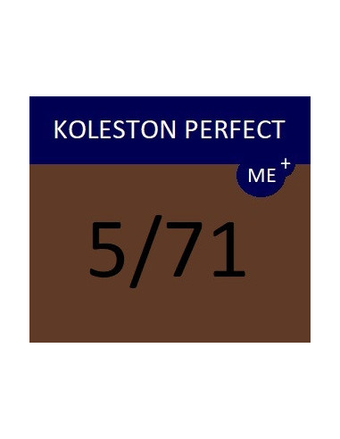 Koleston Perfect ME+ krēmveida ķīmiskā matu krāsa 5/71 KP ME+ DEEP BROWNS 60 ml