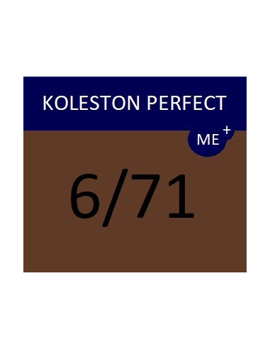 Koleston Perfect ME+ krēmveida ķīmiskā matu krāsa 6/71 KP ME+ DEEP BROWNS 60 ml