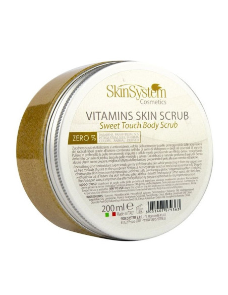 SkinSystem Skrubis ķermenim (vitamīni/cukurs) 200ml