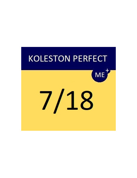 Wella Koleston Perfect ME+ 7/18 — стойкая краска для волос, 60 мл