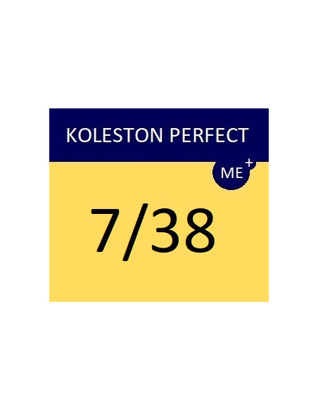 Wella Koleston Perfect ME+ 7/38 — стойкая краска для волос, 60 мл