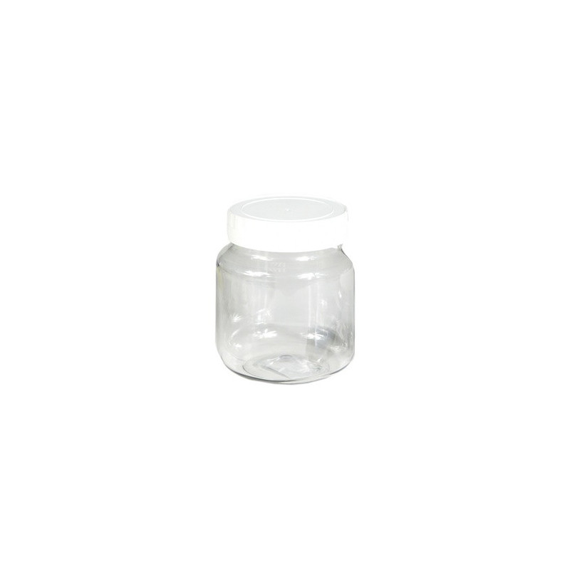 Empty Jar With Lid 800Ml Cream + Powder