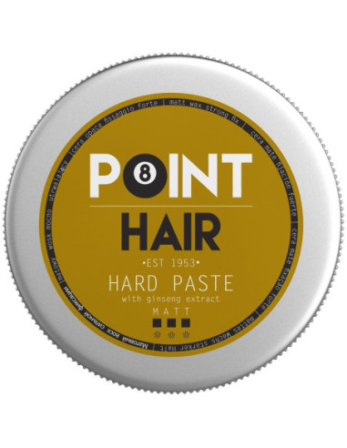 POINT HAIR Паста для волос, матовая, сильная фиксация, с экстрактом женьшеня 100мл
