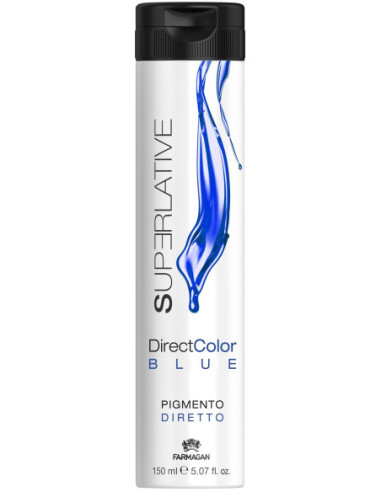 SUPERLATIVE DIRECT Pigment gel for hair coloring Blue 150ml