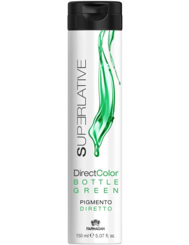 SUPERLATIVE DIRECT Pigment Gel for Hair Coloring Bottle Green 150ml