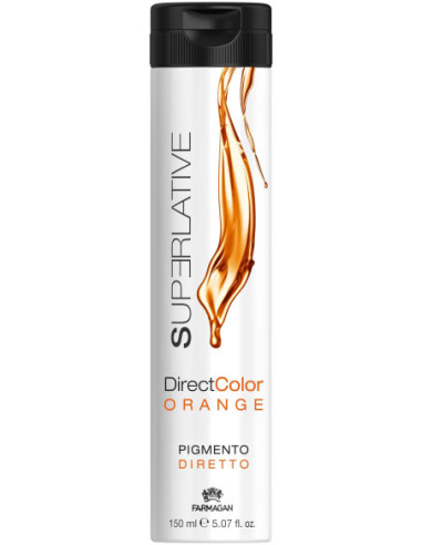 SUPERLATIVE DIRECT Pigments-gēls matu krāsošanai Orange 150ml