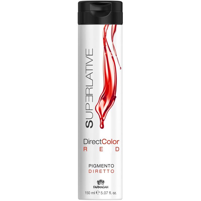 SUPERLATIVE DIRECT Pigment gel for hair coloring Red 150ml