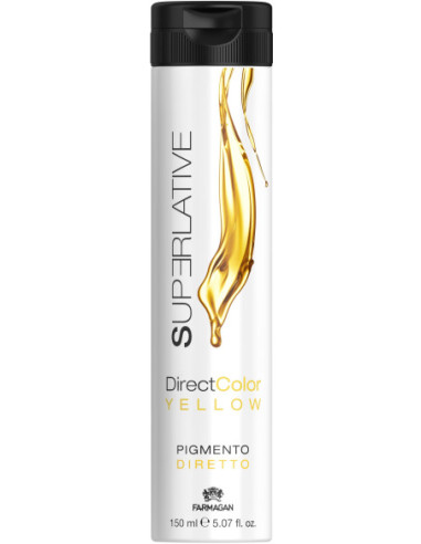 SUPERLATIVE DIRECT Pigment gel for hair coloring Yellow 150ml