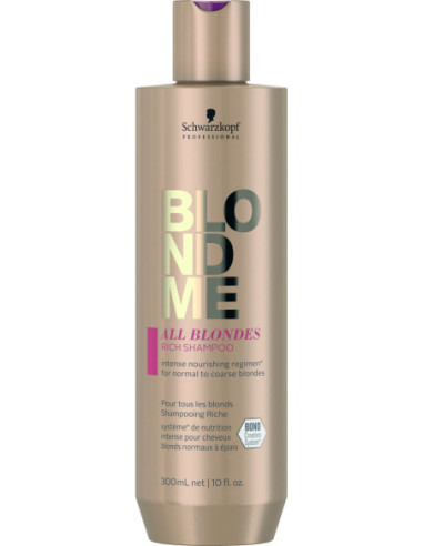 BlondMe Bagātīgi kopjošs šampūns visiem blondu matu tipiem 300ml