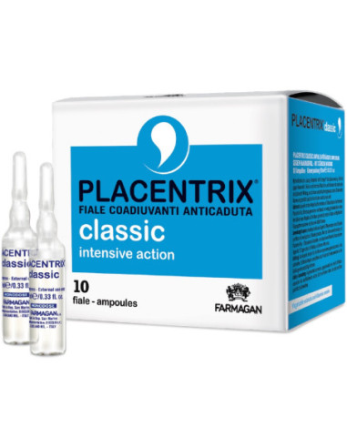 PLACENTRIX CLASSIC Apmulas pret matu izkrišanu, intensīva iedarbība 10x10ml