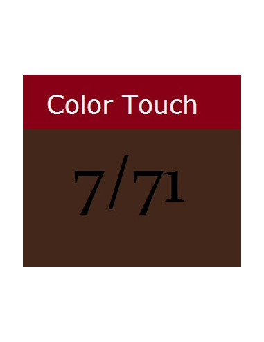 Color Touch demi-permanent hair color 7/71 DEEP BROWNS 60 ml
