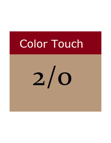 Color Touch krēmveida tonējošā matu krāsa 2/0 PURE NATURALS 60 ml