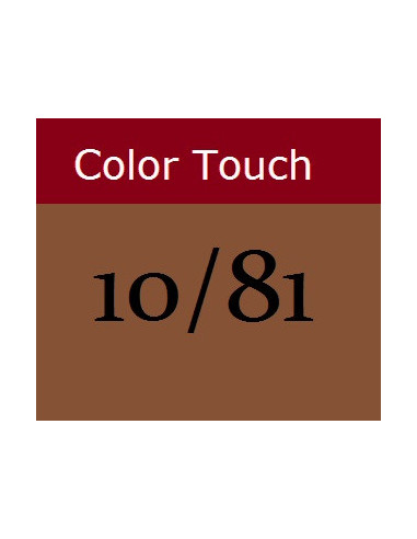 Тонировочкая краска для волос  Color Touch 10/81 RICH NATURALS 60мл