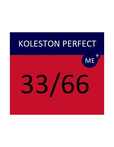 Koleston Perfect ME+ permanent hair color 33/66 KP ME+ VIBRANT REDS 60 ml