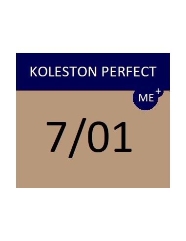 Koleston Perfect ME+ permanent hair color 7/01 KP ME+ PURE NATURALS 60 ml