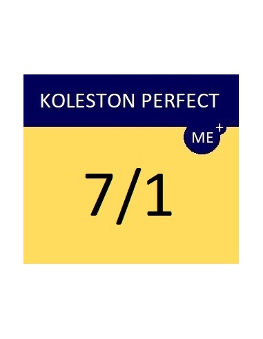 Koleston Perfect ME+ permanent hair color 7/1 KP ME+ RICH NATURALS 60 ml