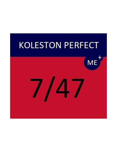 Koleston Perfect ME+ permanent hair color 7/47 KP ME+ VIBRANT REDS 60 ml