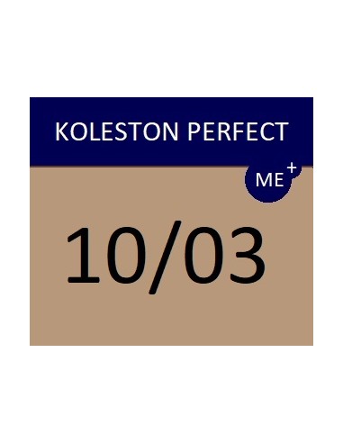 Koleston Perfect ME+ permanent hair color 10/03 KP ME+ PURE NATURALS 60 ml