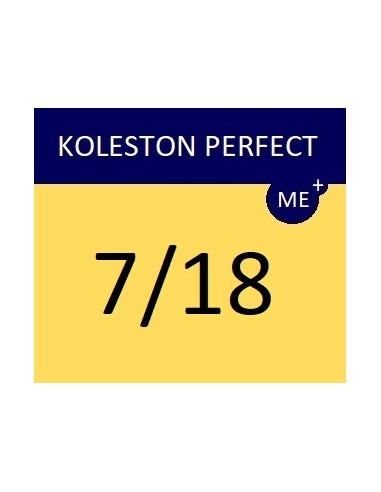 Koleston Perfect ME+ permanent hair color 7/18 KP ME+ RICH NATURALS 60 ml