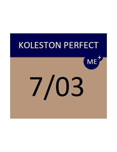 Koleston Perfect ME+ permanent hair color 7/03 KP ME+ PURE NATURALS 60 ml