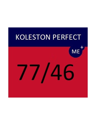 Koleston Perfect ME+ permanent hair color 77/46 KP ME+ VIBRANT REDS 60 ml