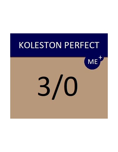 Koleston Perfect ME+ krēmveida ķīmiskā matu krāsa 3/0 KP ME+ PURE NATURALS 60 ml