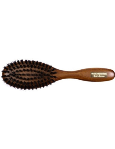 Hair brush, small, soft, natural bristles, beech