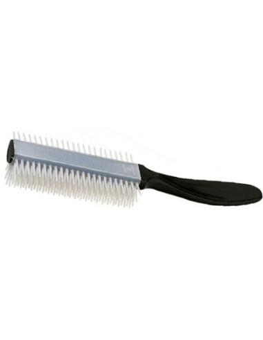 Hair brush, plastic, soft bristles 20cm