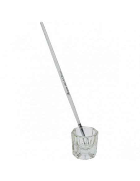 Чаша для маникюра стеклянная, без крышки, прозрачная