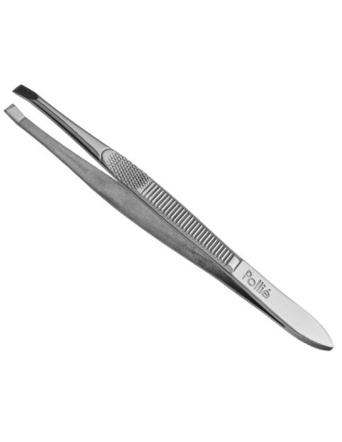 Tweezers, straight, chrome plated 9cm
