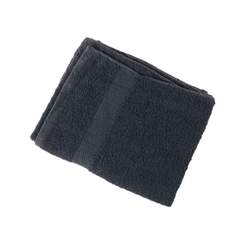 Towel, 100% cotton, 50x90cm, 380gr / m2, black
